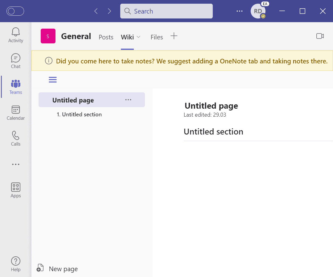 Top bar suggesting OneNote tab